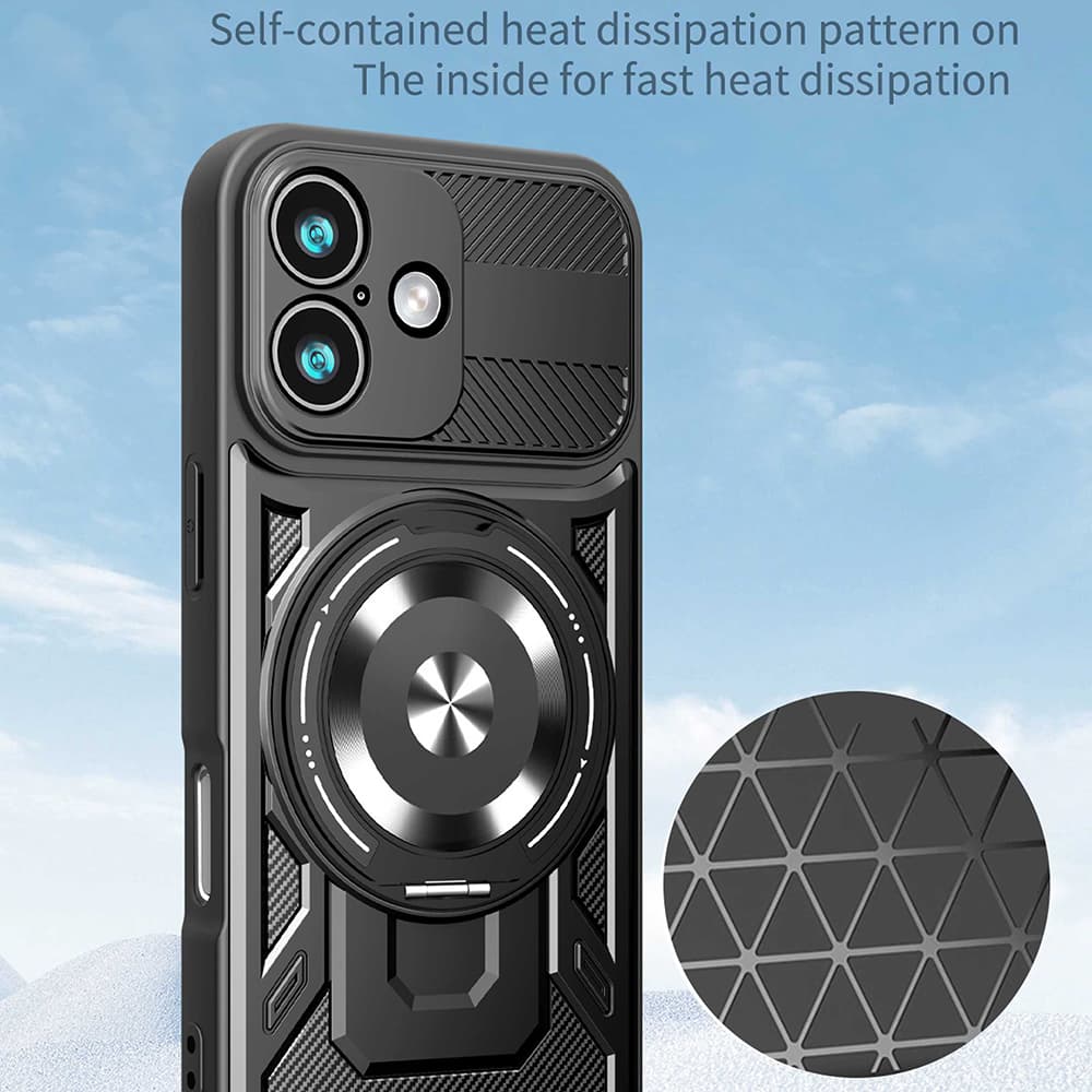 Techsuit RuggedCam pro iPhone 17 modrá - náhled 4