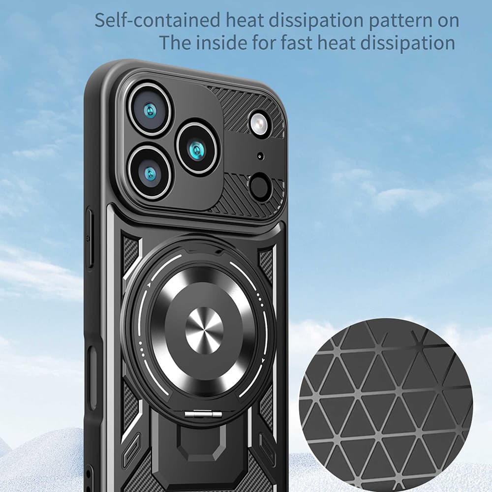 Techsuit RuggedCam pro iPhone 17 Pro modrá - náhled 4