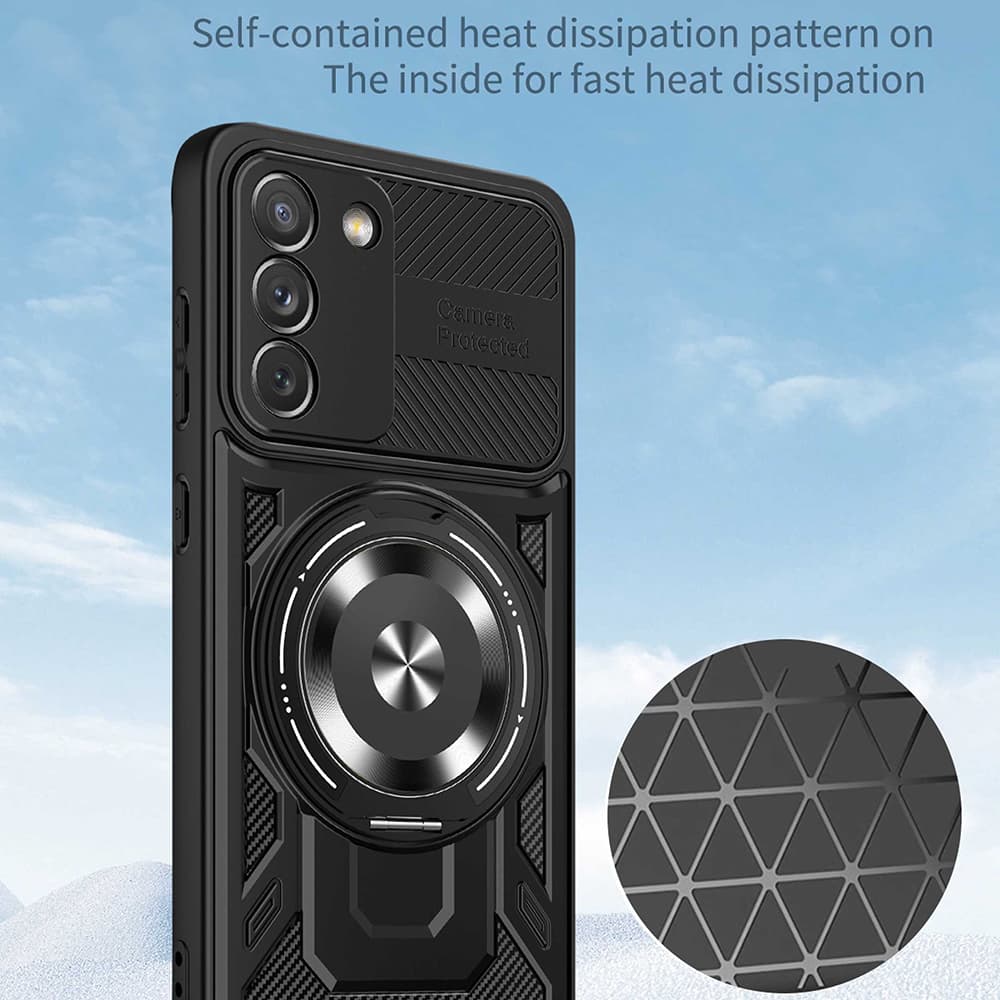 Techsuit RuggedCam pro Samsung Galaxy S21 FE 5G fialová - náhled 4