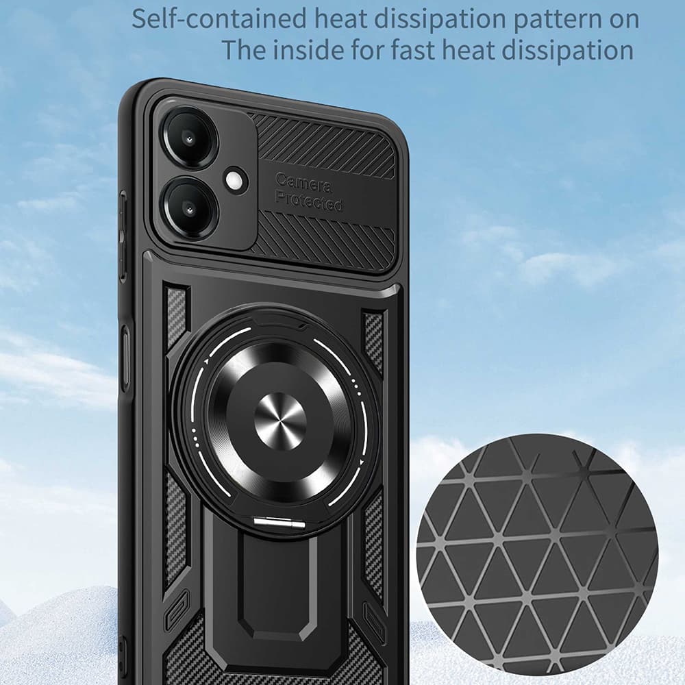 Techsuit RuggedCam pro Samsung Galaxy A06 černý - náhled 4