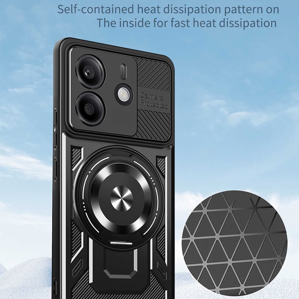 Pouzdro Techsuit RuggedCam pro Xiaomi Redmi Note 14 5G černé - náhled 4