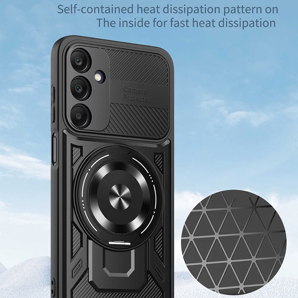 Techsuit RuggedCam pro Samsung Galaxy A25 5G fialová - náhled 4