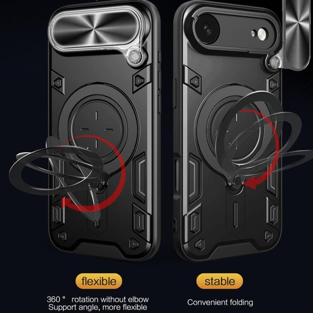 Techsuit CamGuard Pro pro iPhone 17 Air fialový - náhled 4