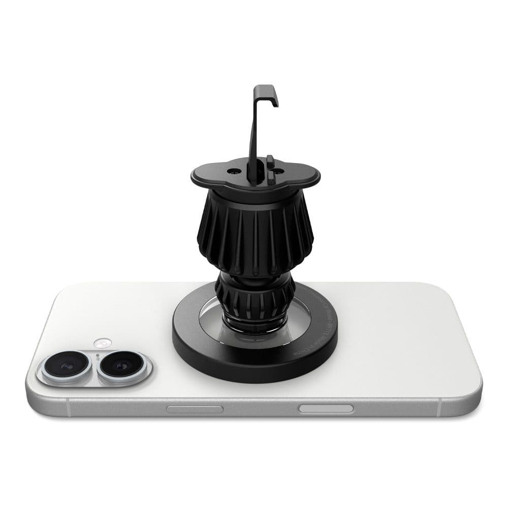 Spigen Car Holder MFT13 MagSafe na palubní desku ventilaci stříbrný - náhled 4