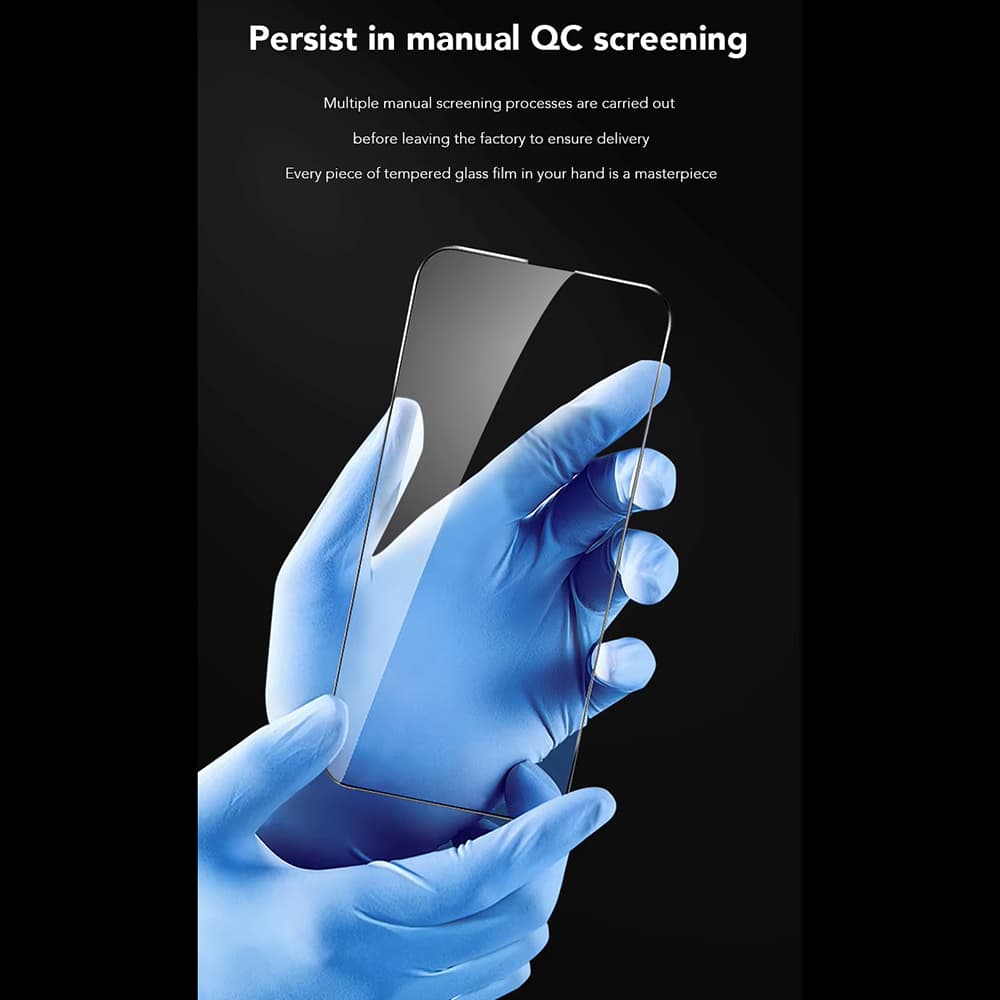 ANANK 2.5D 3X Zesílené proti modrému světlu iPhone 16 Pro Max černá - náhled 4
