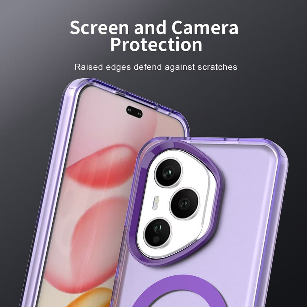 Techsuit CandyCase MagSafe pro Honor 400 Pro fialová - náhled 4
