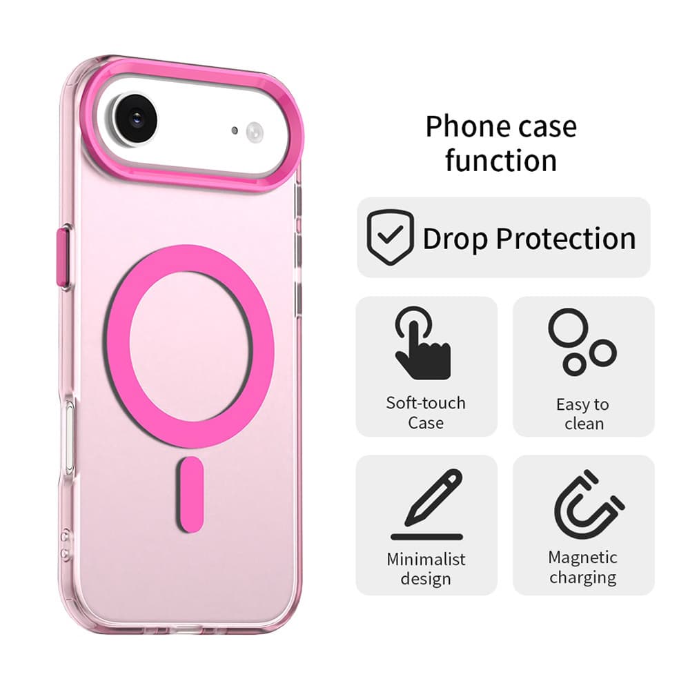 Techsuit CandyCase MagSafe pro iPhone 17 Air růžová - náhled 4