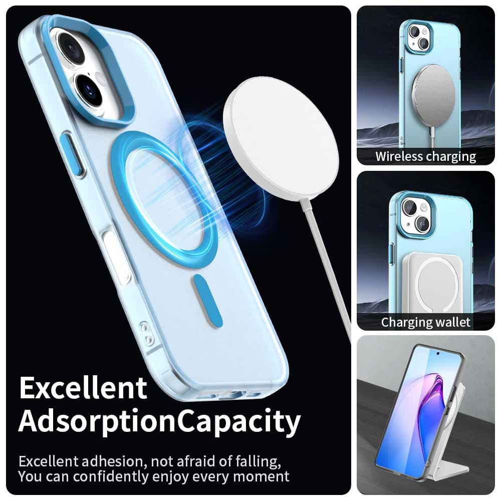 Techsuit CandyCase MagSafe pro iPhone 17 modrá - náhled 4