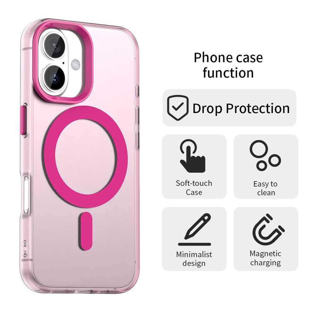 Techsuit CandyCase MagSafe pro iPhone 17 růžová - náhled 4