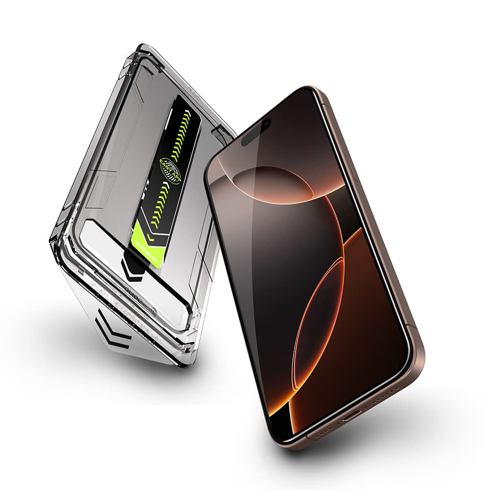 Techsuit TitanGlass FullCover pro iPhone 16 Pro iPhone 17 černá - náhled 4