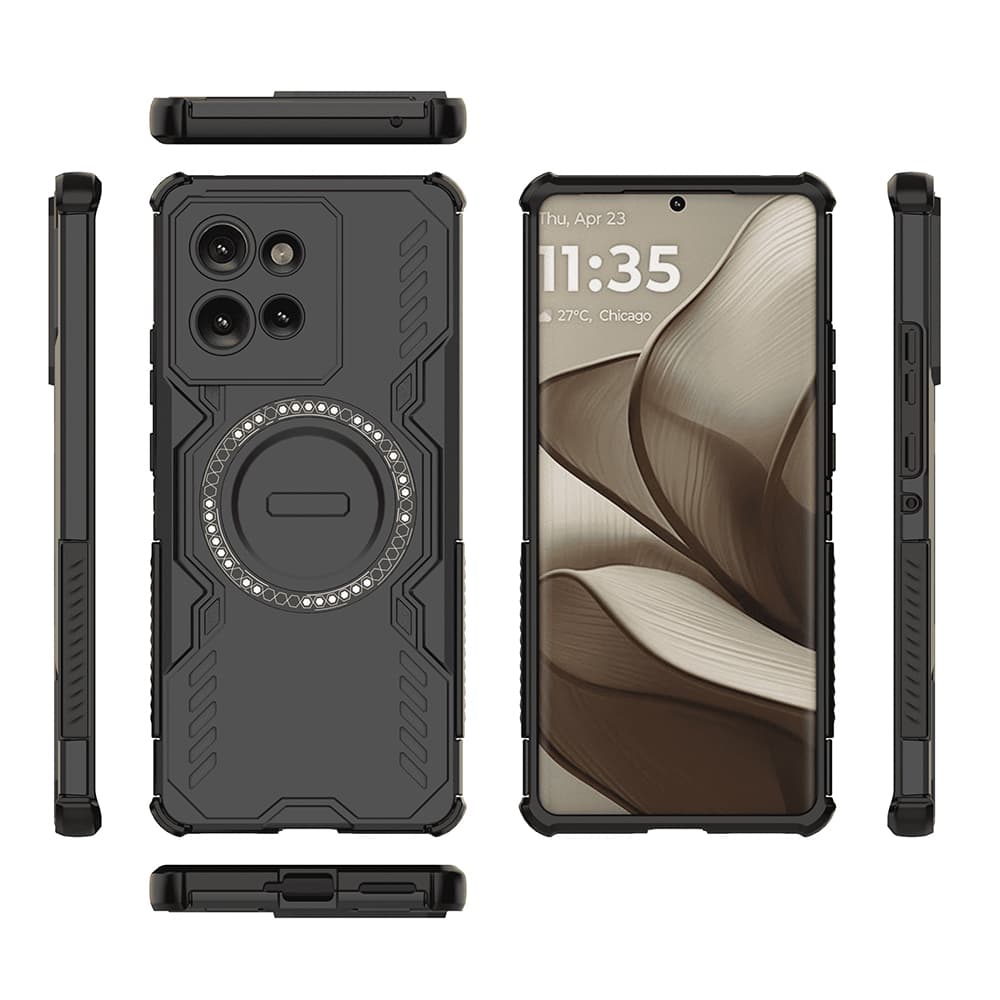 Pouzdro Techsuit ArmorMag pro Motorola Edge 50 černé - náhled 4
