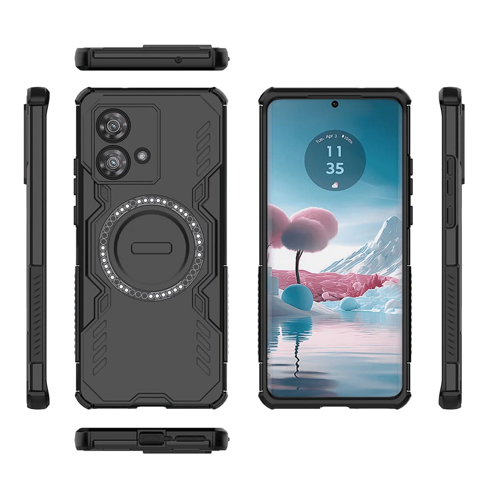 Pouzdro Techsuit ArmorMag pro Motorola Edge 40 Neo černé - náhled 4