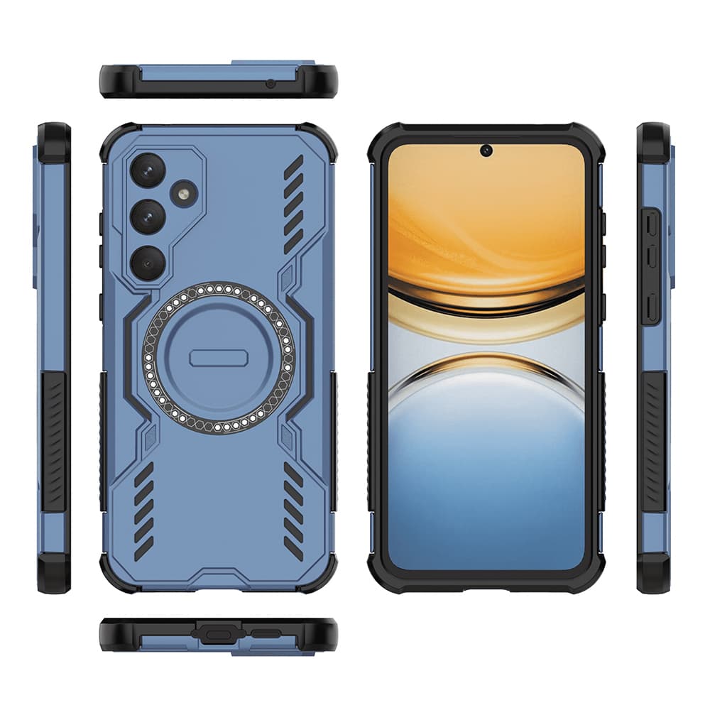 Pouzdro Techsuit ArmorMag pro Samsung Galaxy A55 5G modré - náhled 4