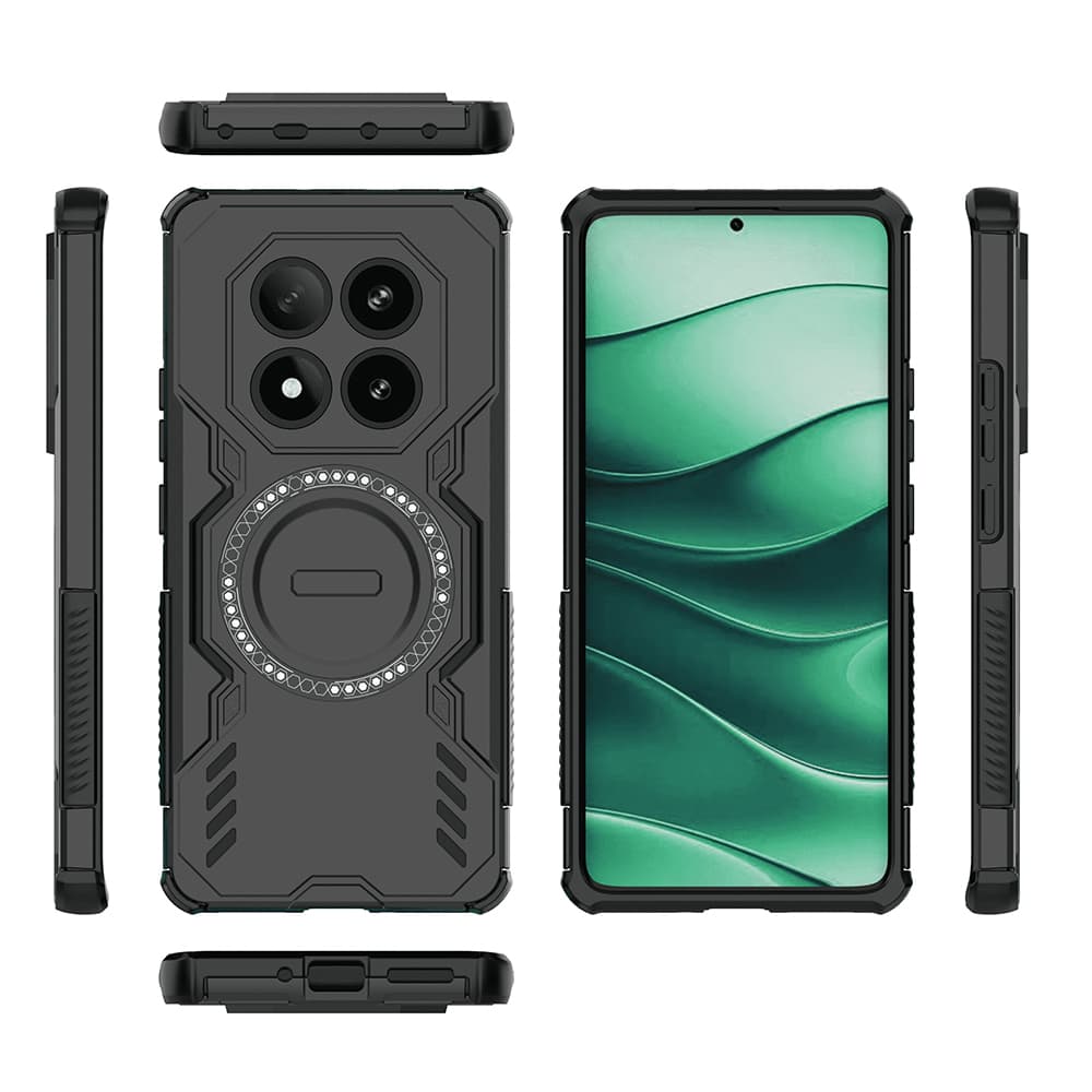 Pouzdro Techsuit ArmorMag pro Xiaomi Redmi Note 14 Pro 4G černé - náhled 4