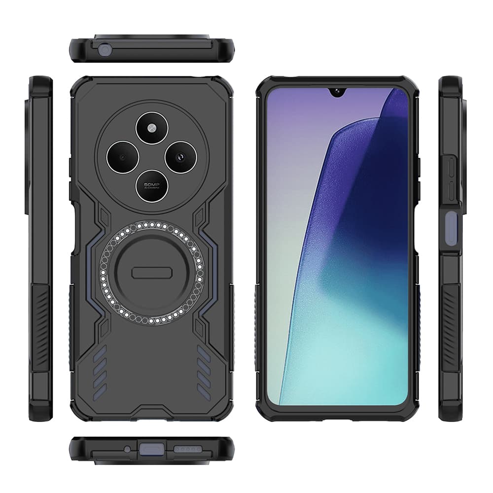 Pouzdro Techsuit ArmorMag pro Xiaomi Redmi 14C Poco C75 černé - náhled 4