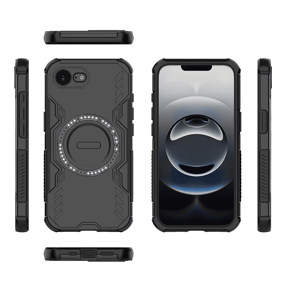 Pouzdro Techsuit ArmorMag pro iPhone 16e černé - náhled 4