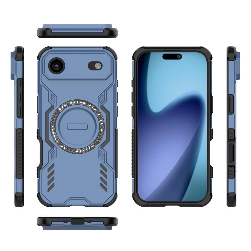 Pouzdro Techsuit ArmorMag pro iPhone 17 Air modré - náhled 4
