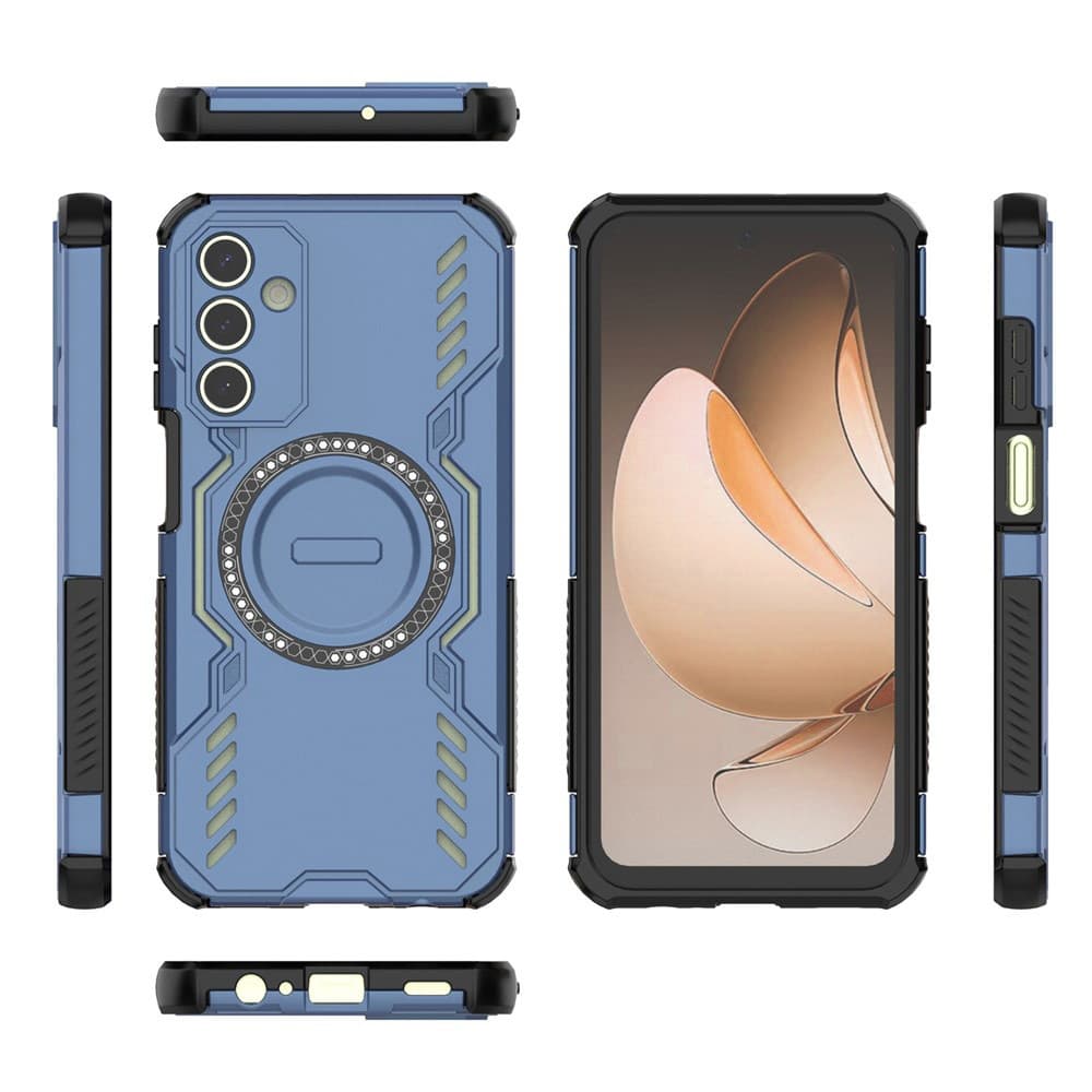 Pouzdro ArmorMag pro Samsung Galaxy A15 4G A15 5G modré - náhled 4