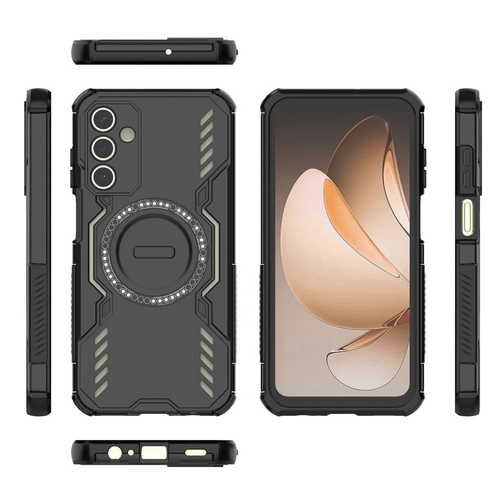 Pouzdro Techsuit ArmorMag pro Samsung Galaxy A15 4G A15 5G černé - náhled 4