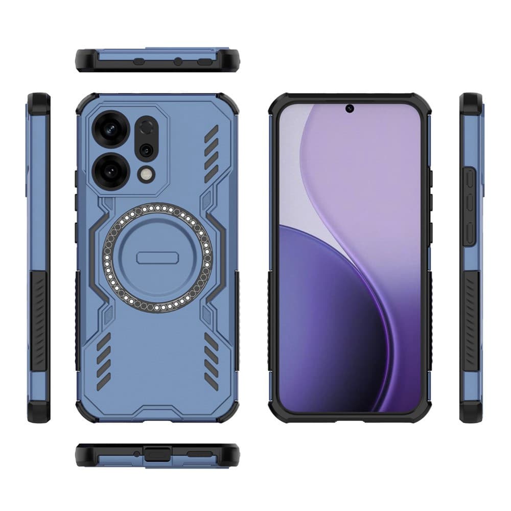 Pouzdro Techsuit ArmorMag pro Oppo Reno14 modré - náhled 4