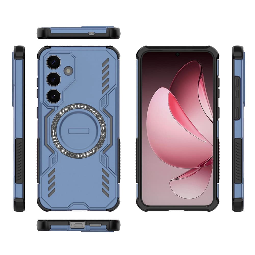 Pouzdro Techsuit ArmorMag pro Samsung Galaxy S25 Plus modré - náhled 4