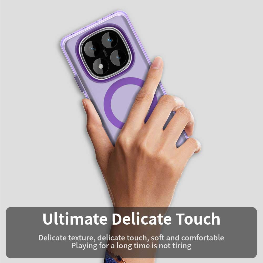 Techsuit CandyCase MagSafe pro Xiaomi Redmi Note 14 Pro 5G Poco X7 fialová - náhled 4