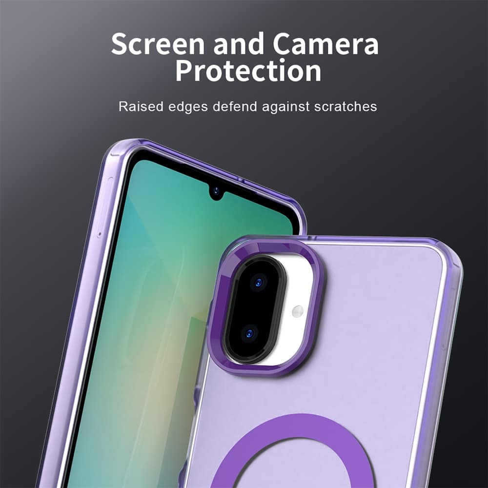 Techsuit CandyCase MagSafe pro Samsung Galaxy A07 4G fialová - náhled 4