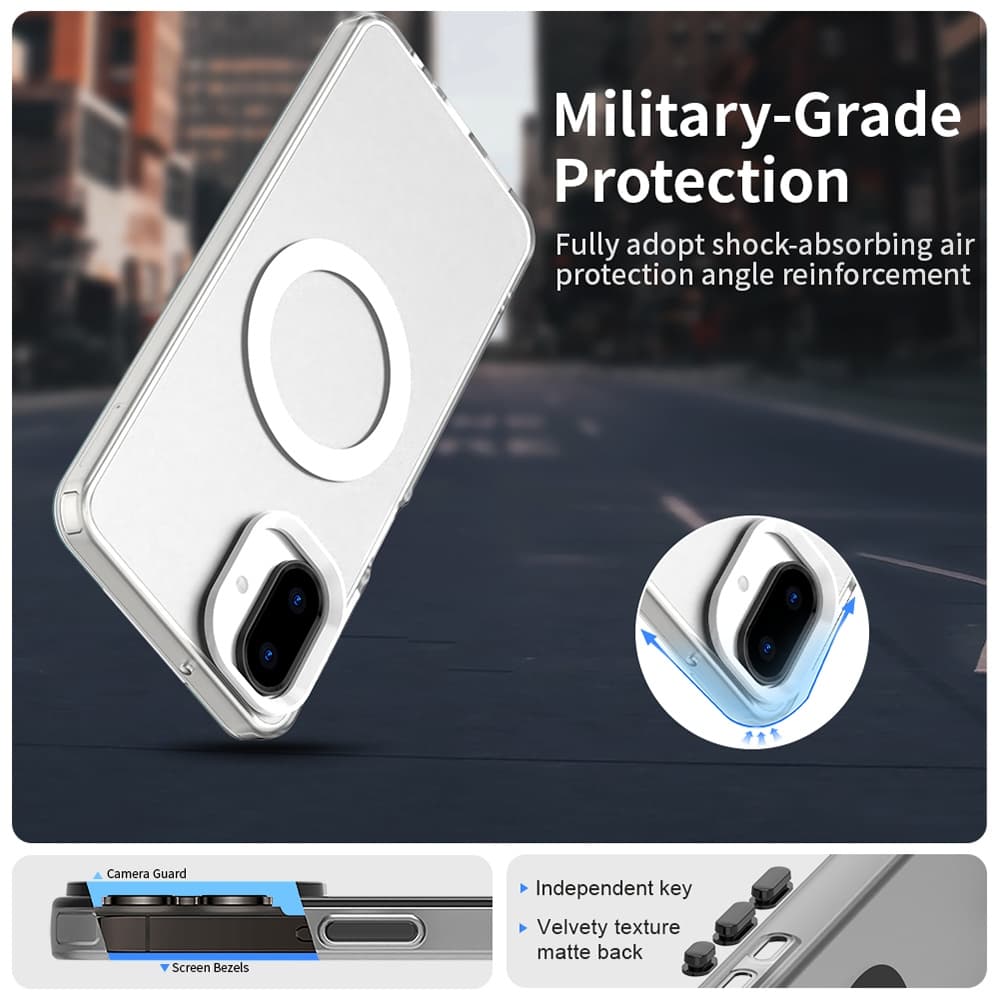 Techsuit CandyCase MagSafe pro Samsung Galaxy A07 4G bílý - náhled 4