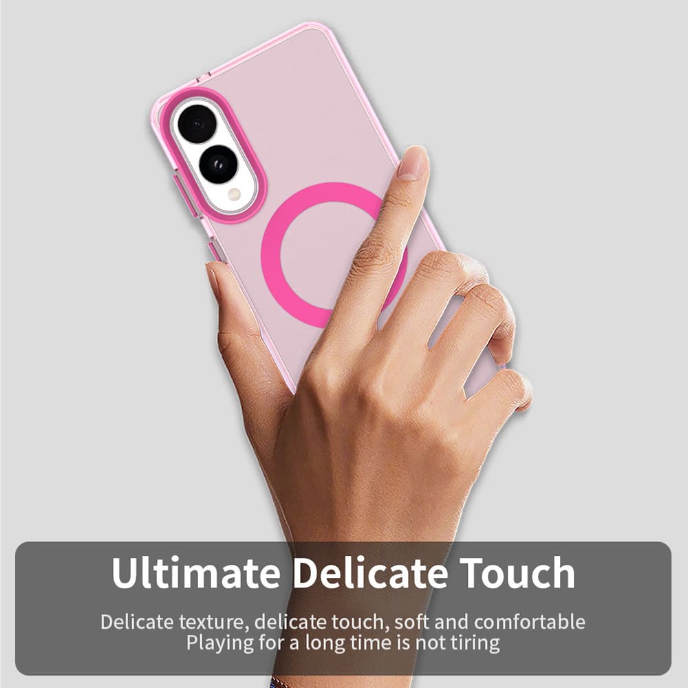 Techsuit CandyCase MagSafe pro Samsung Galaxy S25 Edge růžová - náhled 4