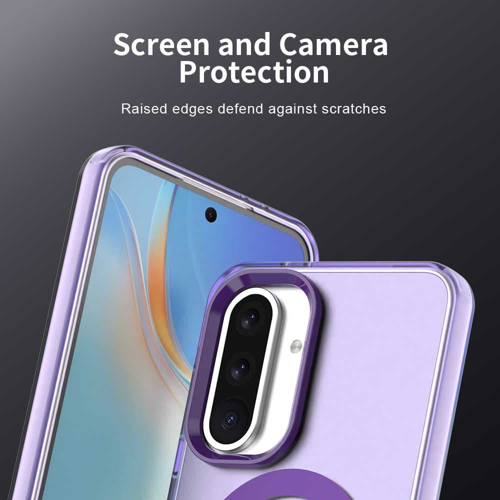 Techsuit CandyCase MagSafe pro Samsung Galaxy A36 5G fialová - náhled 4