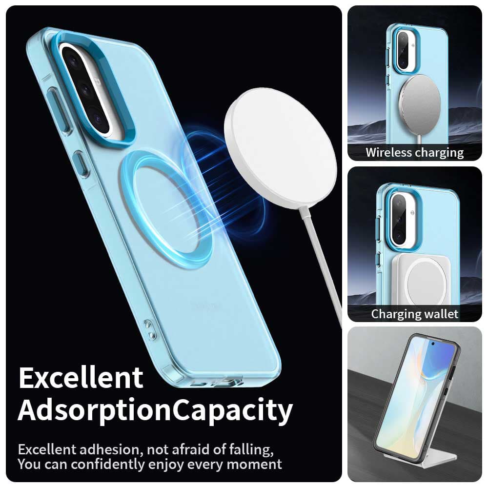 Techsuit CandyCase MagSafe pro Samsung Galaxy A36 5G v modré barvě - náhled 4