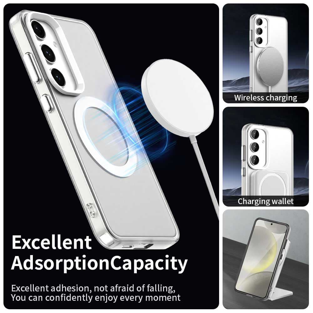 Techsuit CandyCase MagSafe pro Samsung Galaxy S24 S25 bílá - náhled 4