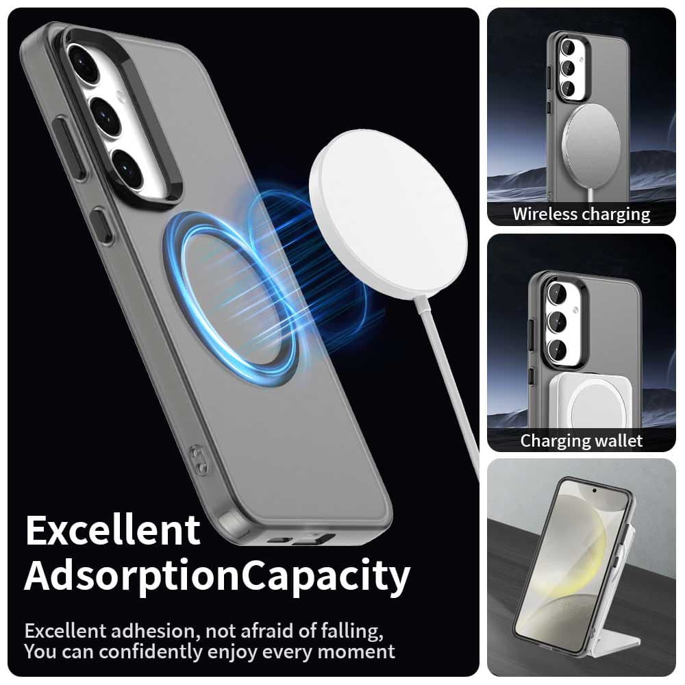 Techsuit CandyCase MagSafe pro Samsung Galaxy S24 Plus S25 Plus černá - náhled 4