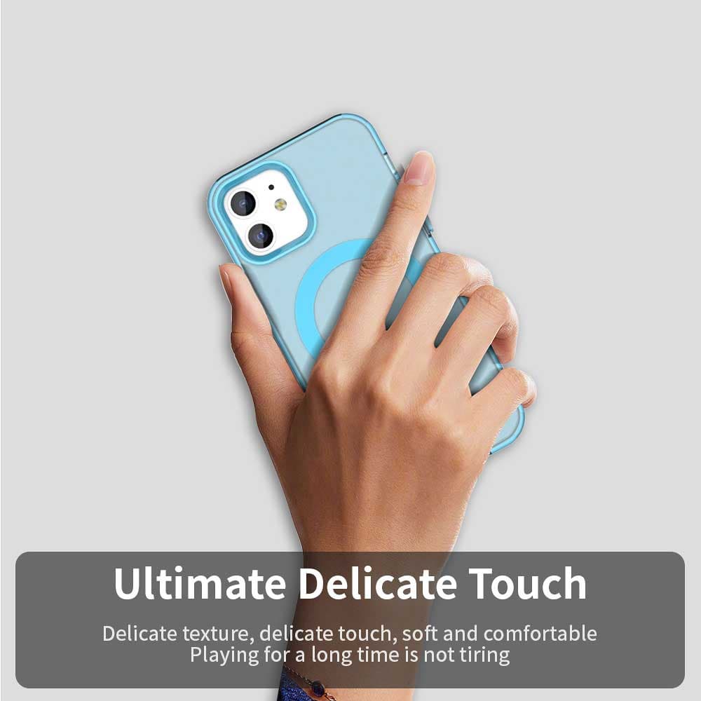 Techsuit CandyCase MagSafe pro iPhone 12 iPhone 12 Pro modrá - náhled 4