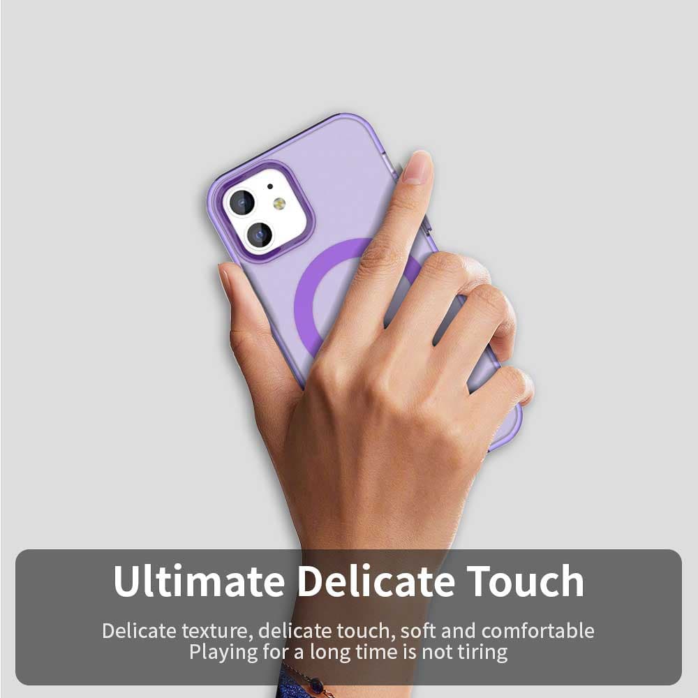 Techsuit CandyCase MagSafe pro iPhone 12 iPhone 12 Pro fialová - náhled 4