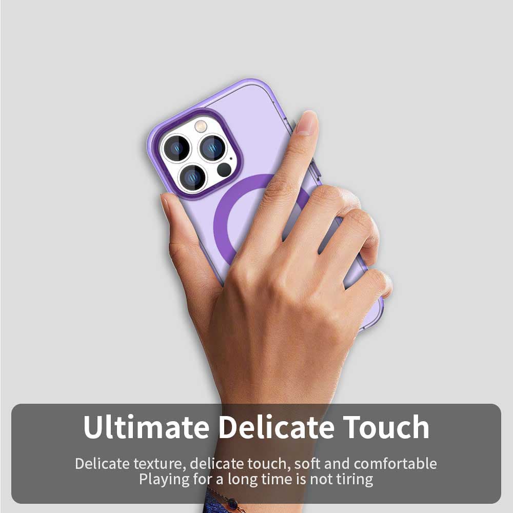 Techsuit CandyCase MagSafe pro iPhone 12 Pro Max fialová - náhled 4