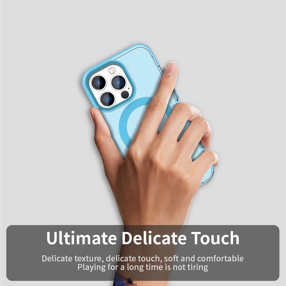 Techsuit CandyCase MagSafe pro iPhone 13 Pro modrá - náhled 4