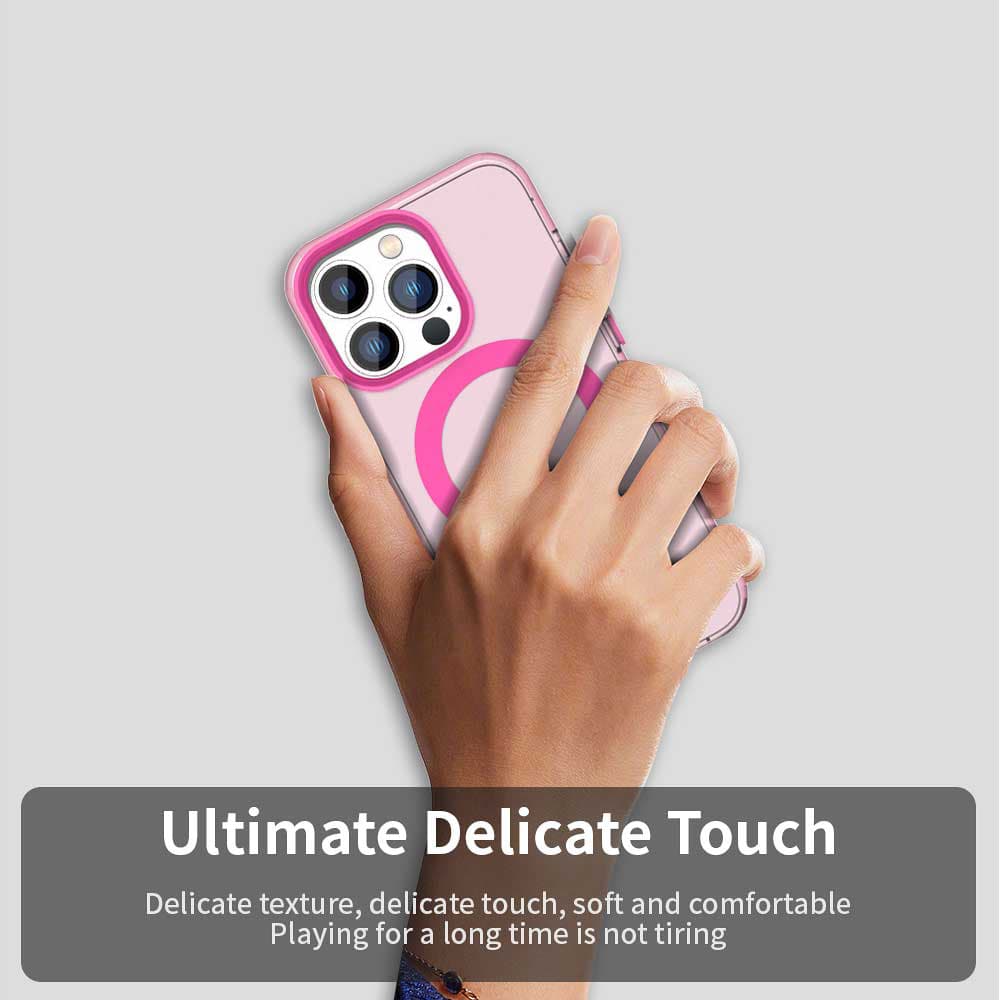 Techsuit CandyCase MagSafe pro iPhone 14 Pro růžová - náhled 4