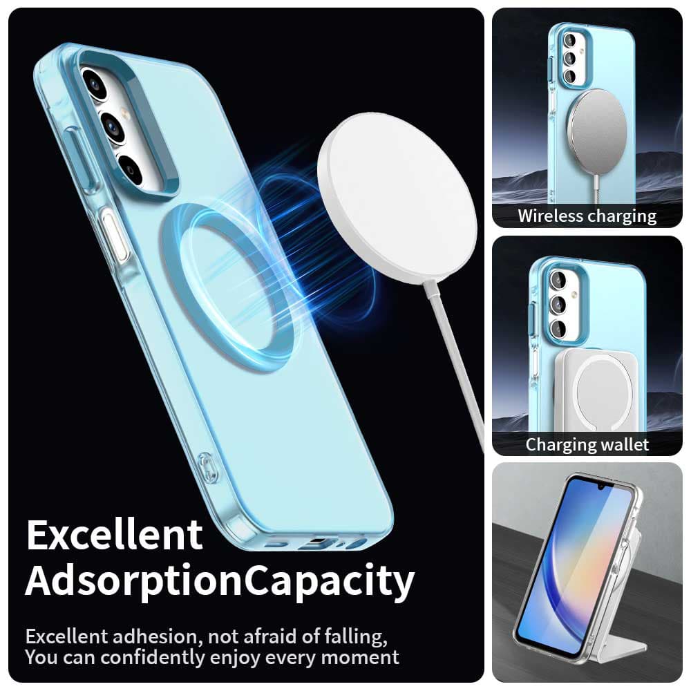 Techsuit CandyCase MagSafe pro Samsung Galaxy A15 4G / A15 5G modrá - náhled 4