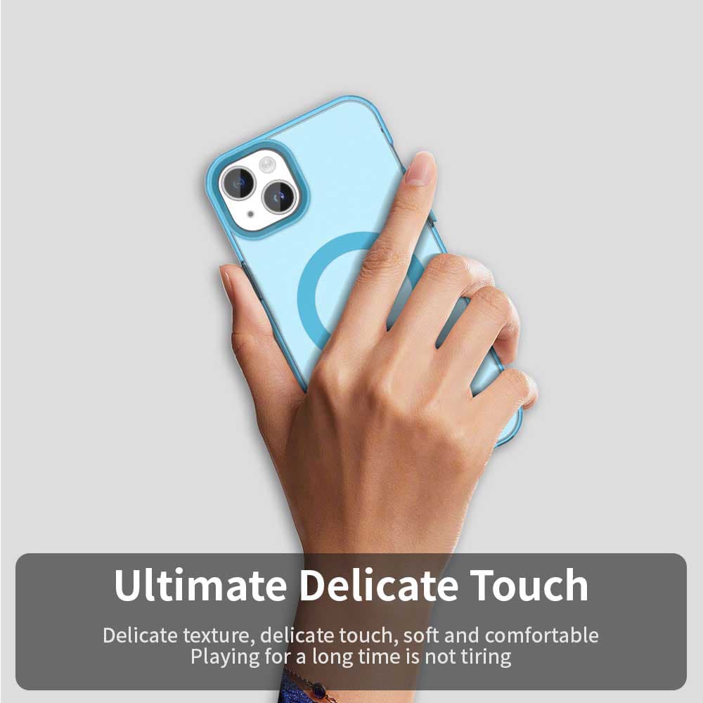 Techsuit CandyCase MagSafe pro iPhone 15 modrý - náhled 4