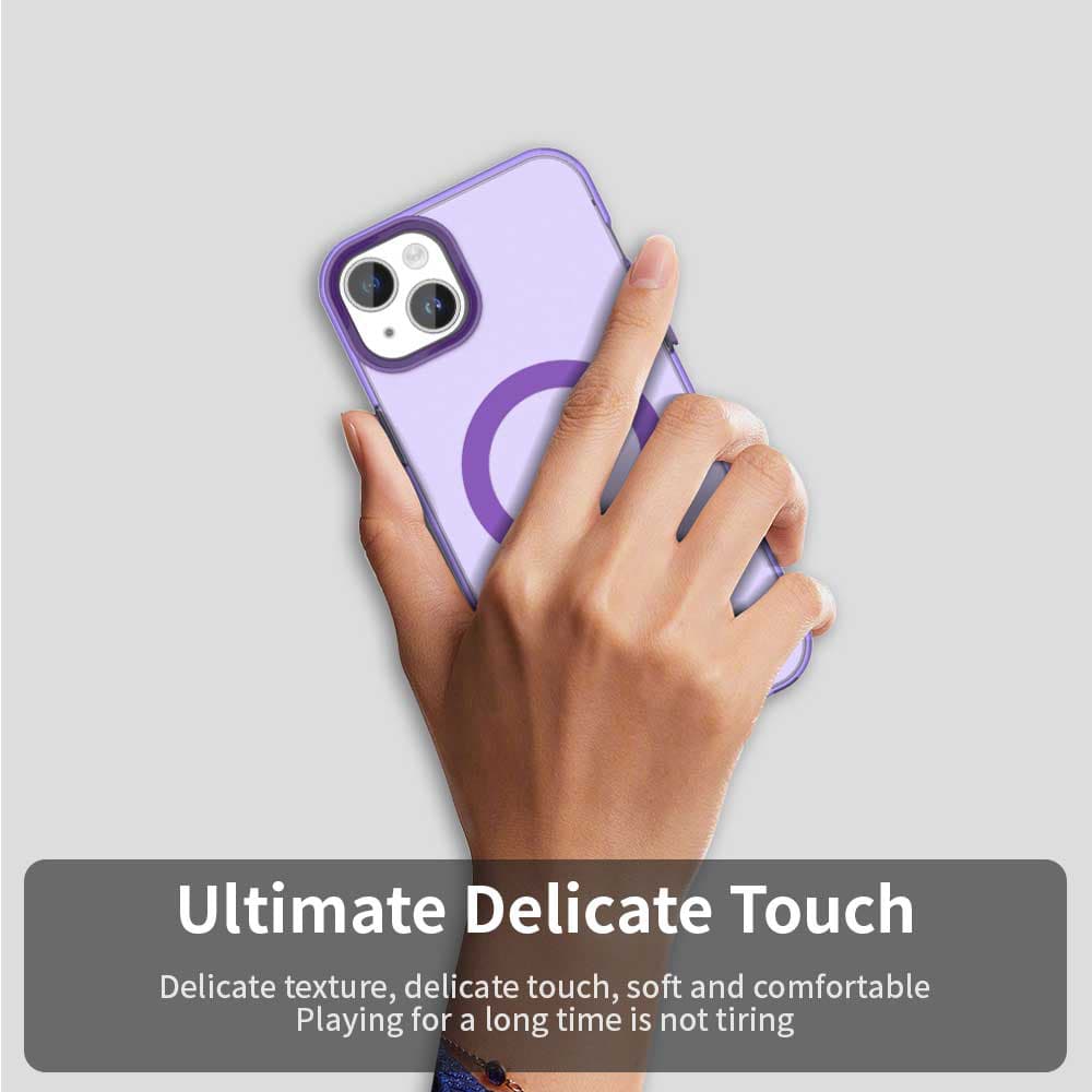 Techsuit CandyCase MagSafe pro iPhone 15 fialová - náhled 4
