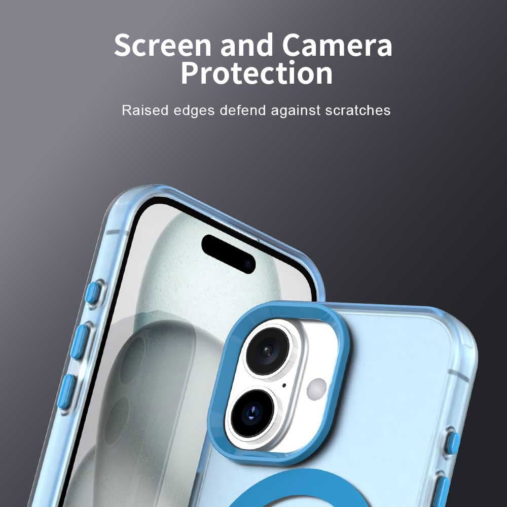 Techsuit CandyCase MagSafe pro iPhone 16 modrá - náhled 4