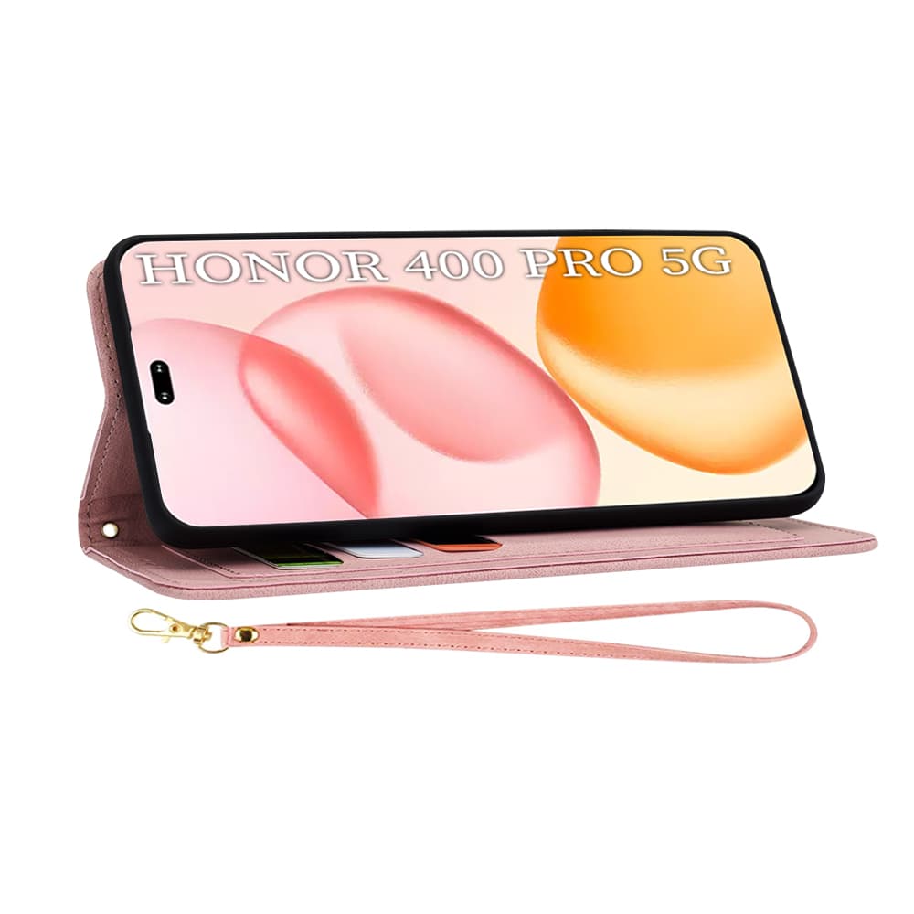 Techsuit FlipCraft Honor 400 Pro v růžové barvě - náhled 4