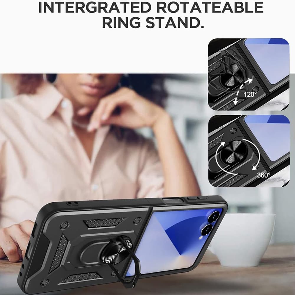 Techsuit CamShield Series pro Samsung Galaxy Z Flip7 zelený - náhled 4