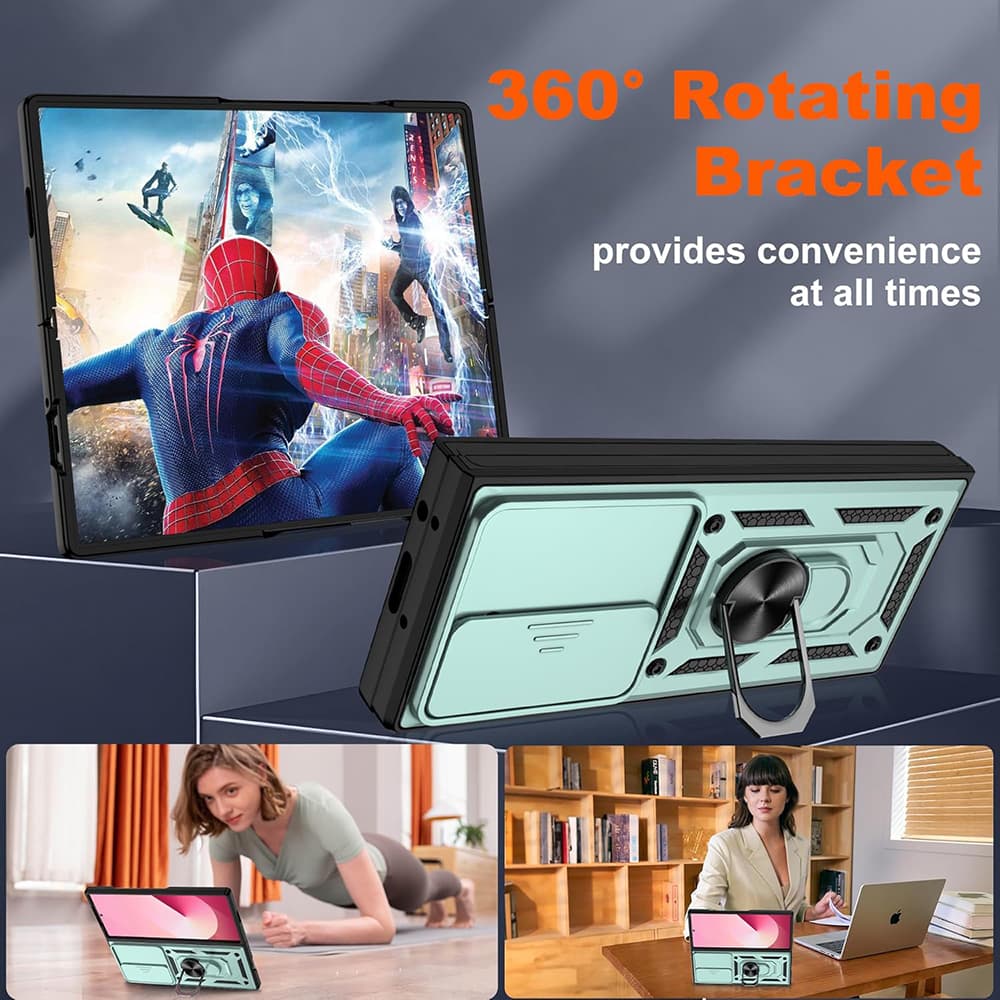 Techsuit CamShield Series Samsung Galaxy Z Fold6 zelený - náhled 4
