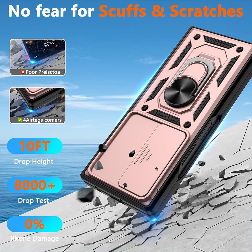 Techsuit CamShield Series Samsung Galaxy Z Fold6 Rose Gold - náhled 4
