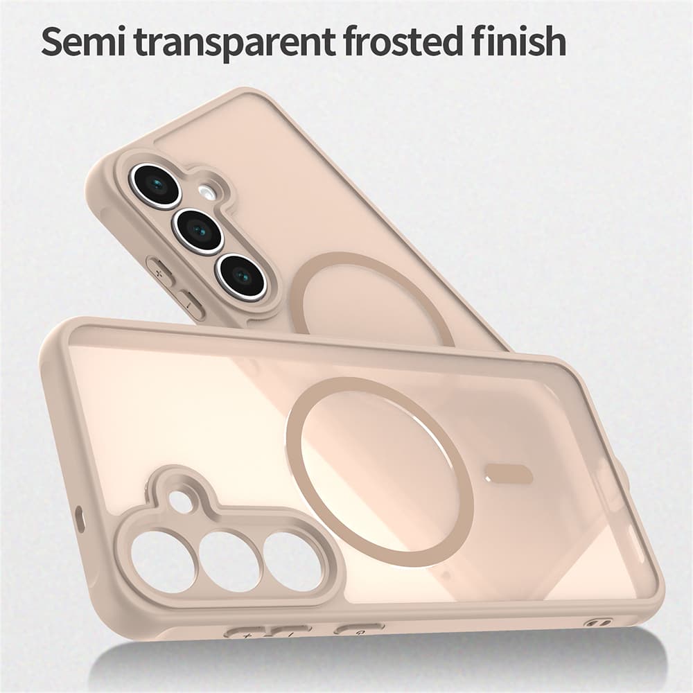 Techsuit HaloFrost II MagSafe pro Samsung Galaxy S25 FE zlatý - náhled 4