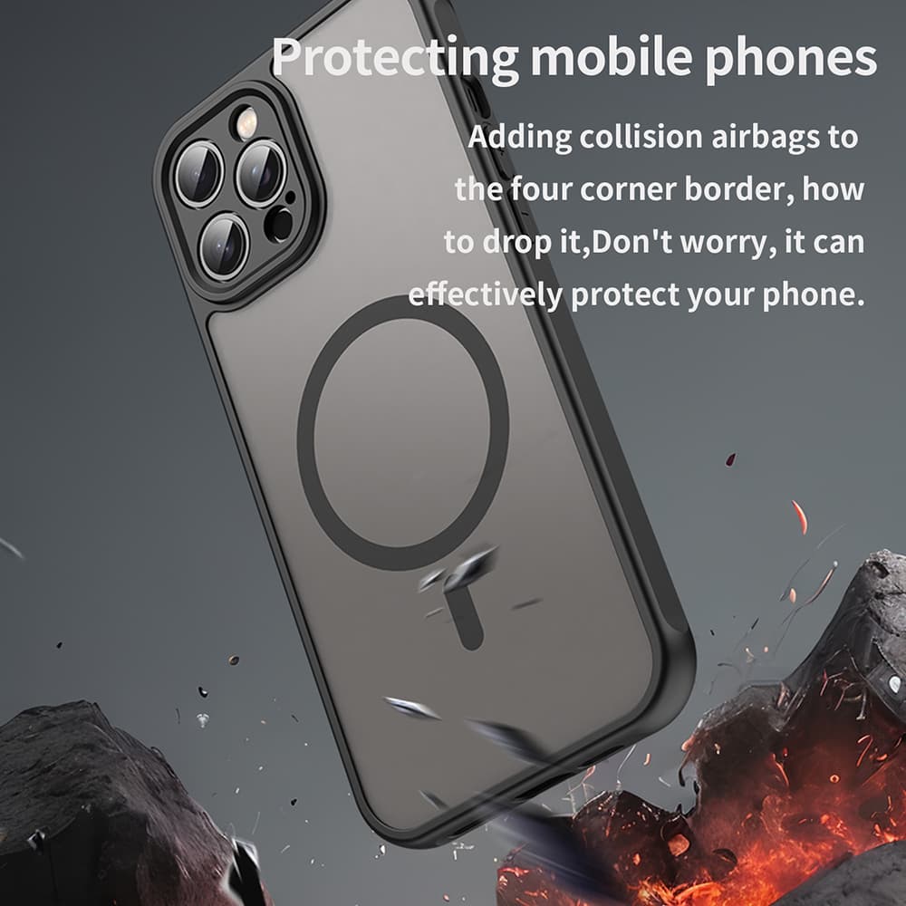 Techsuit HaloFrost II MagSafe pro iPhone 11 Pro černý - náhled 4