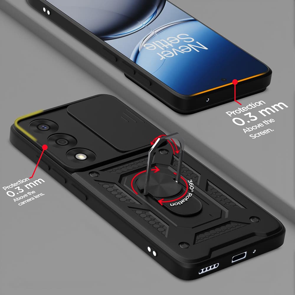 Techsuit CamShield Series OnePlus Nord 5 černý obal - náhled 4