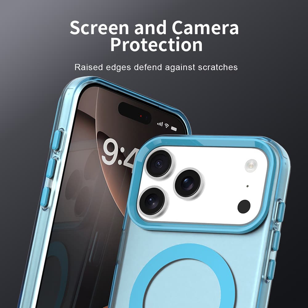 Techsuit CandyCase MagSafe pro iPhone 17 Pro Max modrá - náhled 4